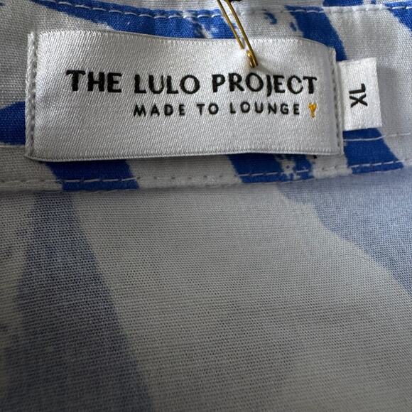 NWT THE LULO PROJECT Ale Dress Zebra Dunas Blue Maxi - Picture 6 of 8
